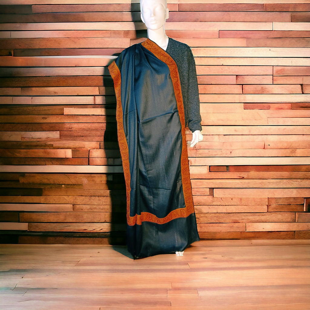 Black Brown 100% Cashmere Pashmina Luxurious Hand woven Shawl Lightweight Soft Touch Neck Warmer Shoulder Warmer Scarf Travel Blanket Winter