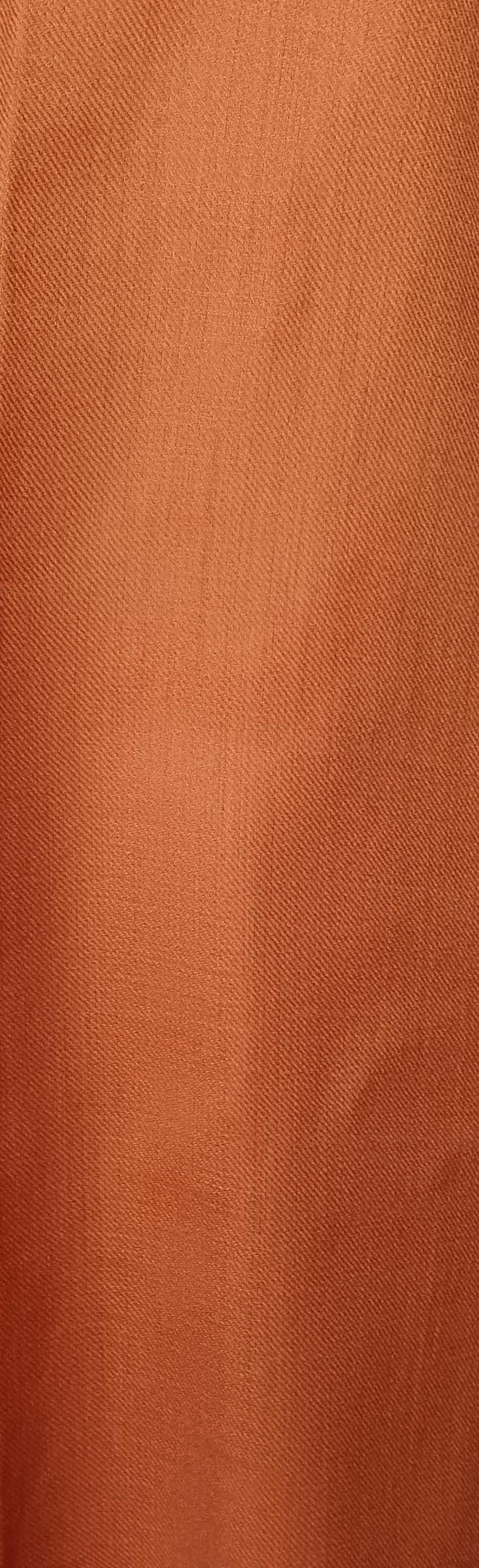 Orange/Bronze Cashmere Pashmina Luxurious Hand woven Soft Shawl/Scarf Touch Lightweight Travel Blanket Vintage Winter Outfit Gift for her