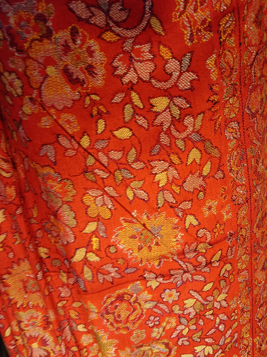 Red kani weave cashmere shawl scarf neck warmer shoulder Warmer travel blanket vintage winter outfit wedding cashmere shawl kani shawl