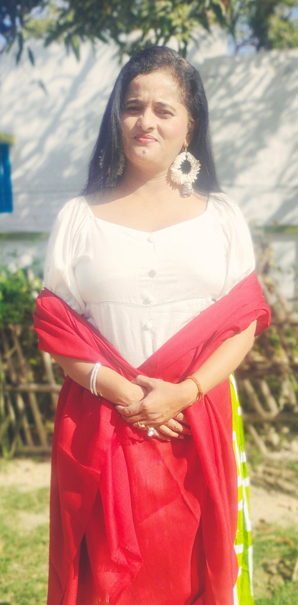 Red Semi Pashmina Woollen Shawl Scarf Cashmere Neck Warmer Travel Blanket Scarf Packable Lightweight Gift for Her Shoulder Warmer