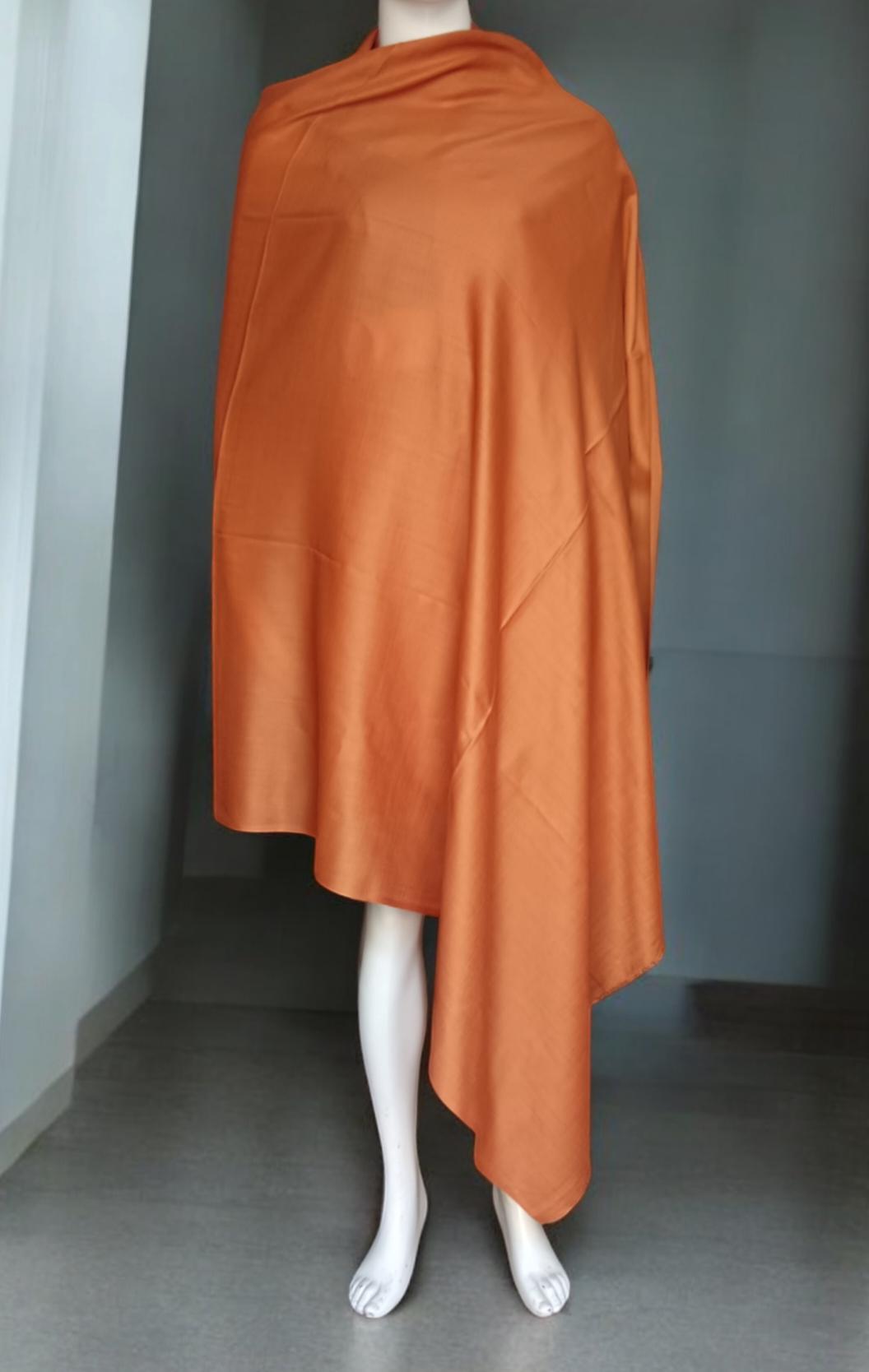 Orange/Bronze Cashmere Pashmina Luxurious Hand woven Soft Shawl/Scarf Touch Lightweight Travel Blanket Vintage Winter Outfit Gift for her