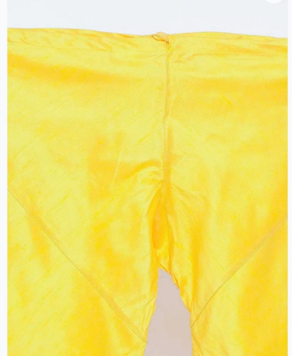 Yellow Silk Kurta Pajama Set for Men Traditional Attire Bollywood Inspired Outfit Comfortable Fabric Puja Wear Wedding Wear Party Wear